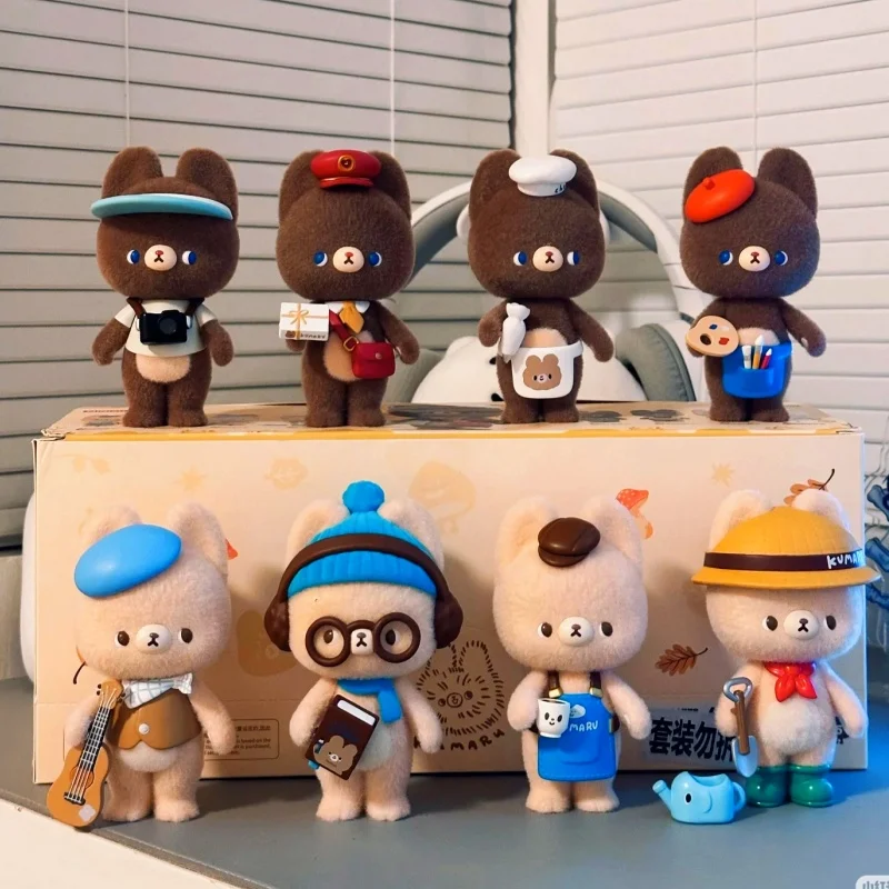

Маленький медвежонок Кумару Кавайная кукла слепая коробка-сюрприз модель фигурка украшение на день рождения Рождественский подарок модная коллекционная игрушка