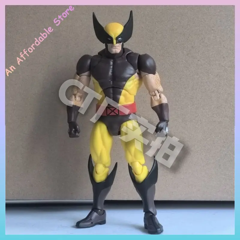 متوفر في المخزون Ct Toys Mafex 138 إصدار مانغا ولفيرين شخصية الحركة كو لوجان فستان المعركة البني مارفل موديل محمول باليد