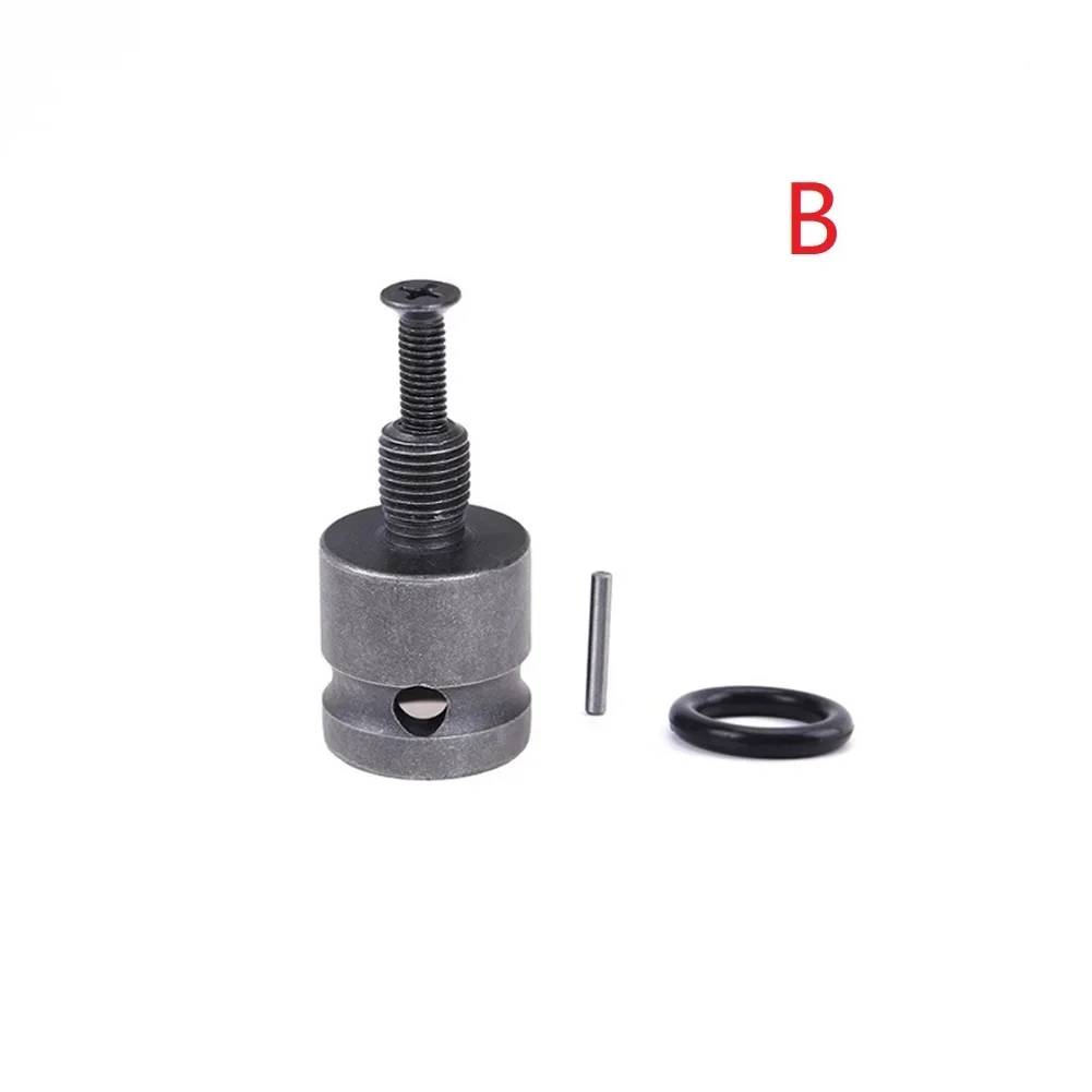 Boorkop Adapter Met Schroef 1/2-20unf 3/8-24unf Voor Impactsleutel Omzetting Elektrische Boor Socket Adapter Converter