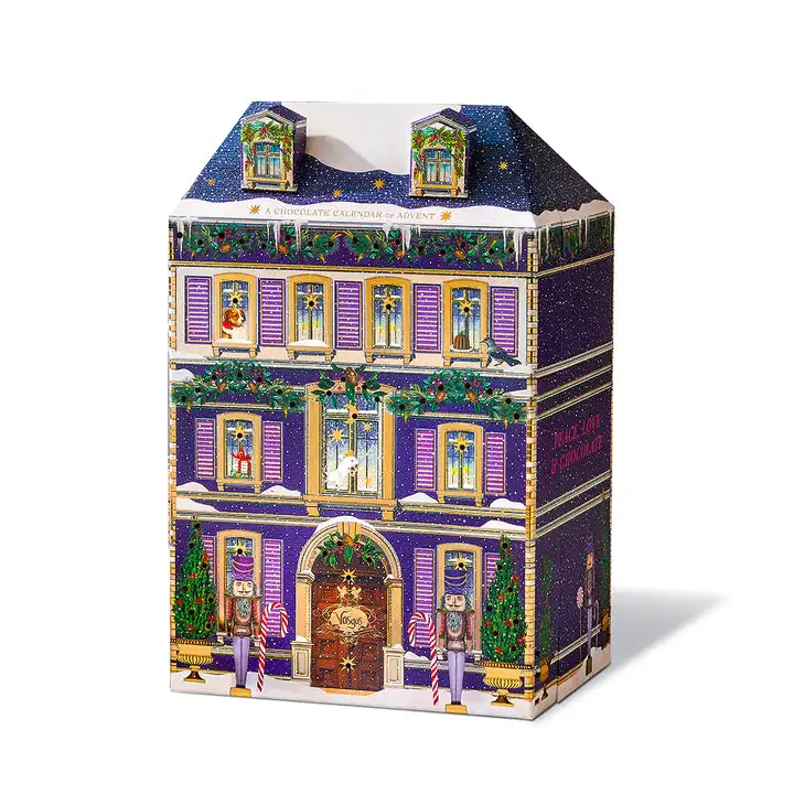 2025Retail logo Printed Designer Custom Best Sell Ramadan Gift Box Chocolate Advent Calendar