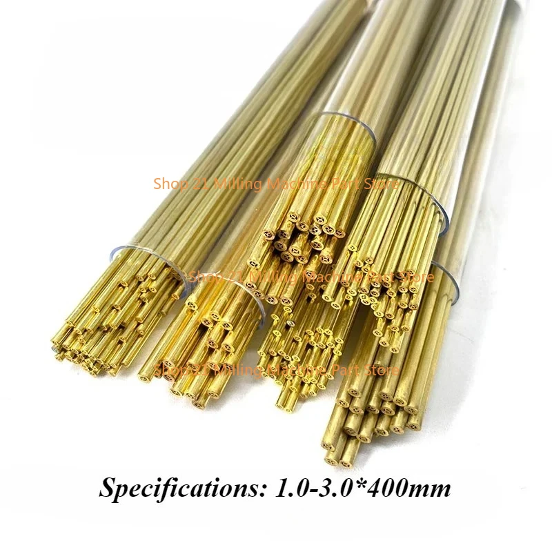 

Multi Hole Brass Copper Tube 400mm EDM Drilling Machine Wire Cutting Accessories Slow Running Electrode Consumables Piercing