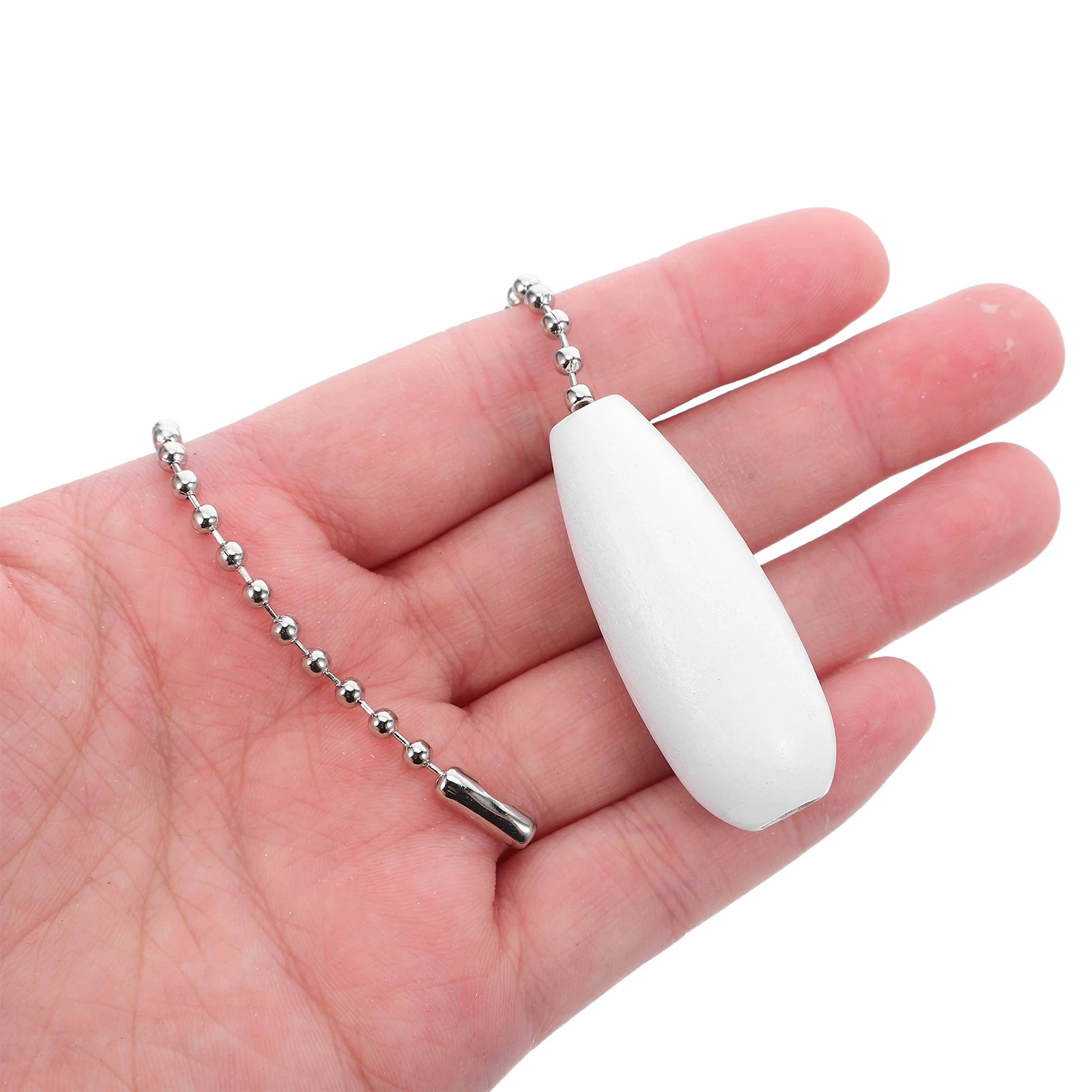 

2Pcs Ceiling Fan Pull Chains Wooden Handle Beaded Chain Extension Decorative Pull Chain for Lamp Light Bulb Extender