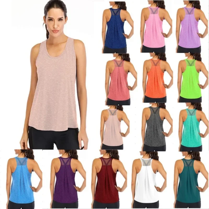 Womens Dry Quick Breathable Gym Yoga T Shirts Women Sport Tee Fitness Running Short Sleeve Tops Workout Training Cloth