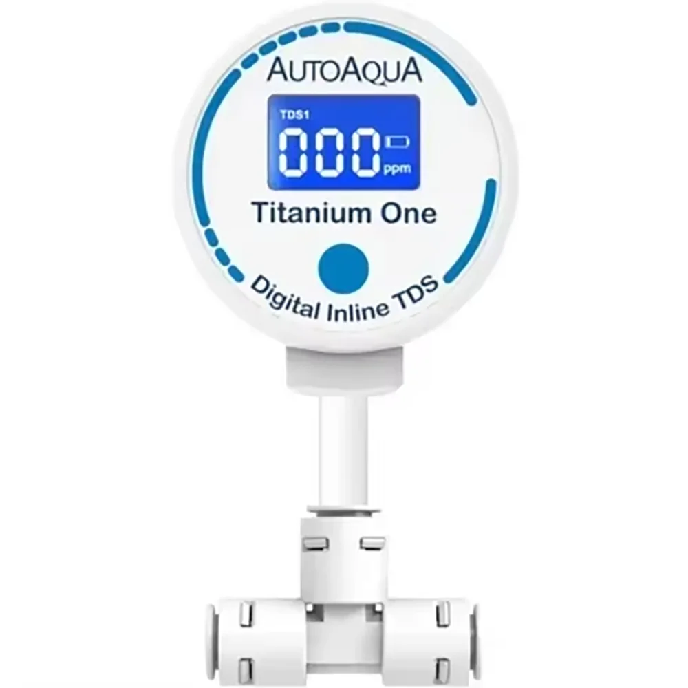 Smart TDS Test Monitor Display Connected To RO Water Outlet Quality
