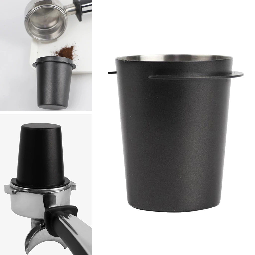 Stainless Coffee Dosing Cup Coffee Sniffing Mug Powder Feeder for 58mm Espresso Machine Cups Replacement Parts Machine Accessory