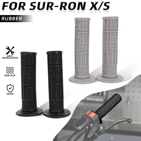 Manoplas de Guidão Antiderrapantes com Trava para Moto Elétrica Sur-Ron S X Surron, Acessórios Off-Road para E-Bike