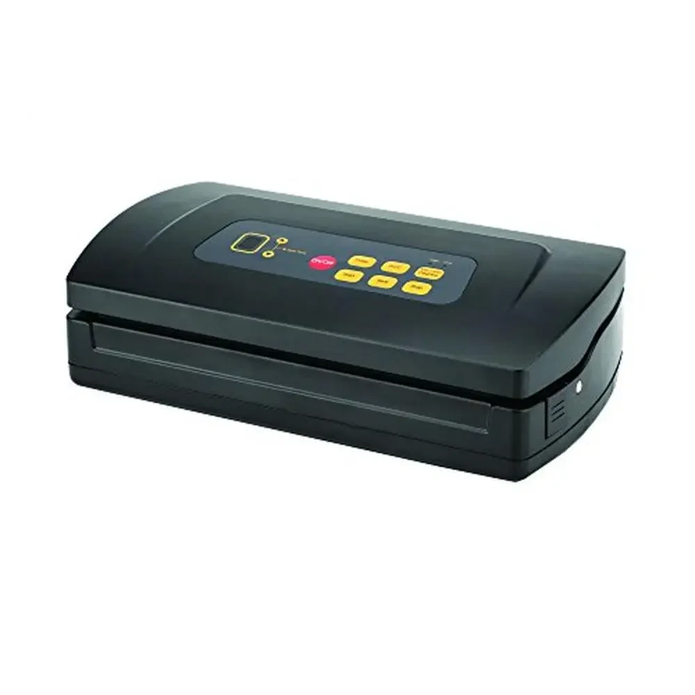 Vacuum Sealer with Dual Pump Roll Holder 2 Modes Pulse Function 12-Inch Black 958Mbar Power 310mm Width Dual Pump Included