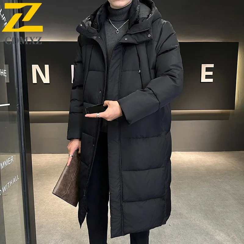 

Maxbarley холодостойкий длинный пуховик мужской легкий роскошный черный легкий белый утиный наполнитель зимний теплый пуховик с капюшоном