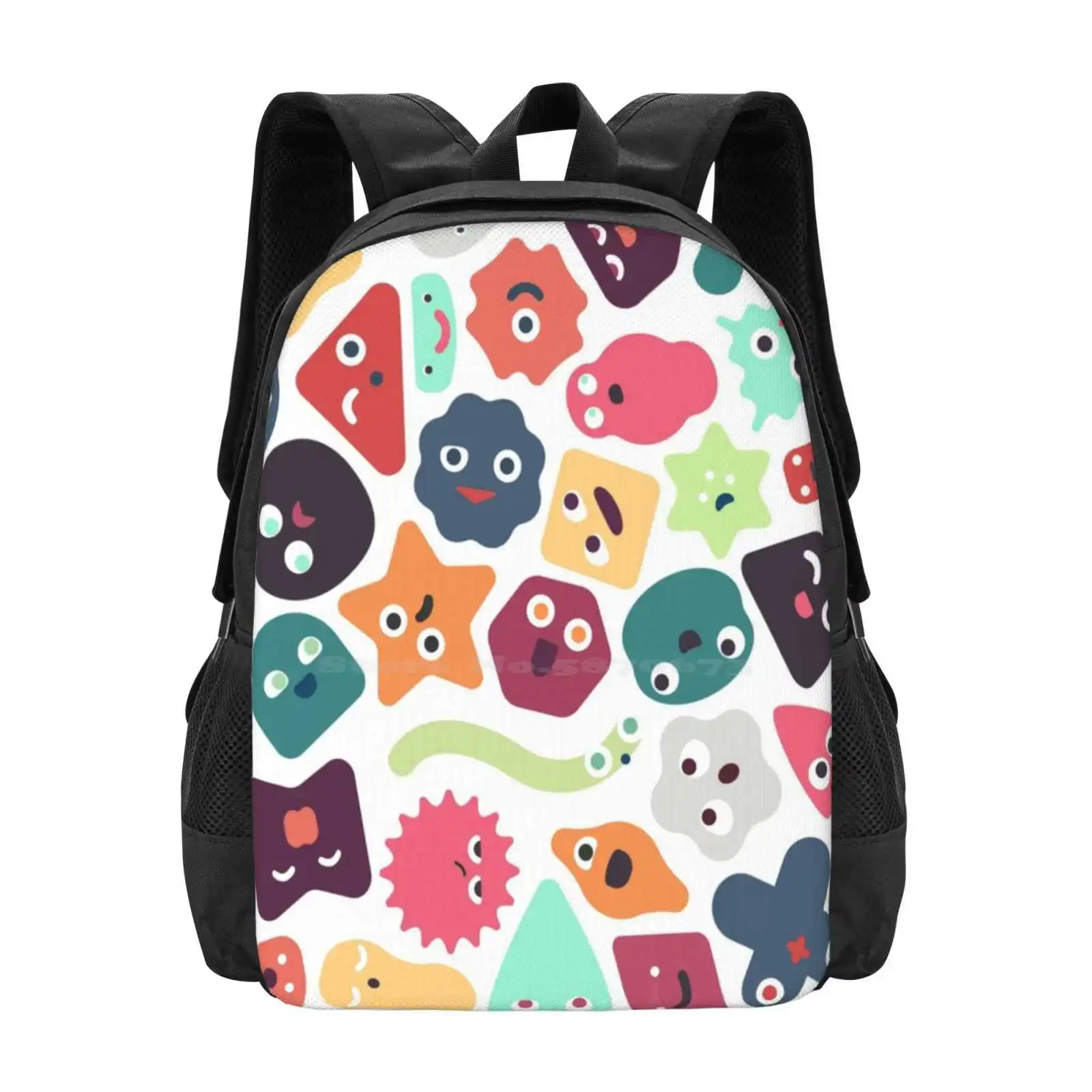 Microbiotic Birthday Bash Hot Sale Schoolbag Backpack Fashion Bags Microscopic Microbiology Diatoms Microorganism Water