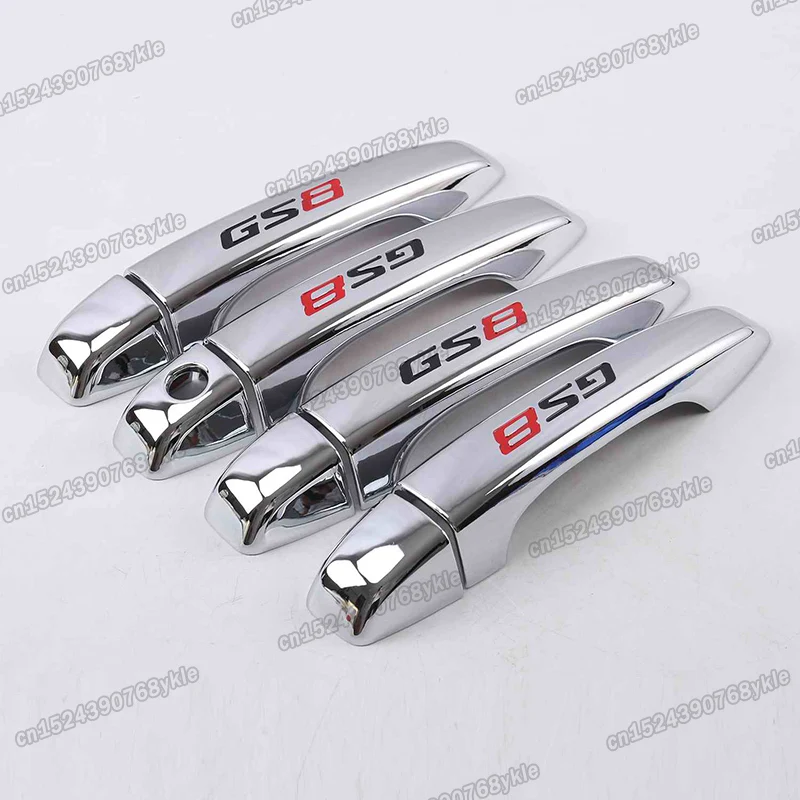 for Trumpchi gac Gs8 Car Door Handle Trims Interior Accessories Mouldings Chrome 2017 2018 2019 2020 Abs 2021 auto styling