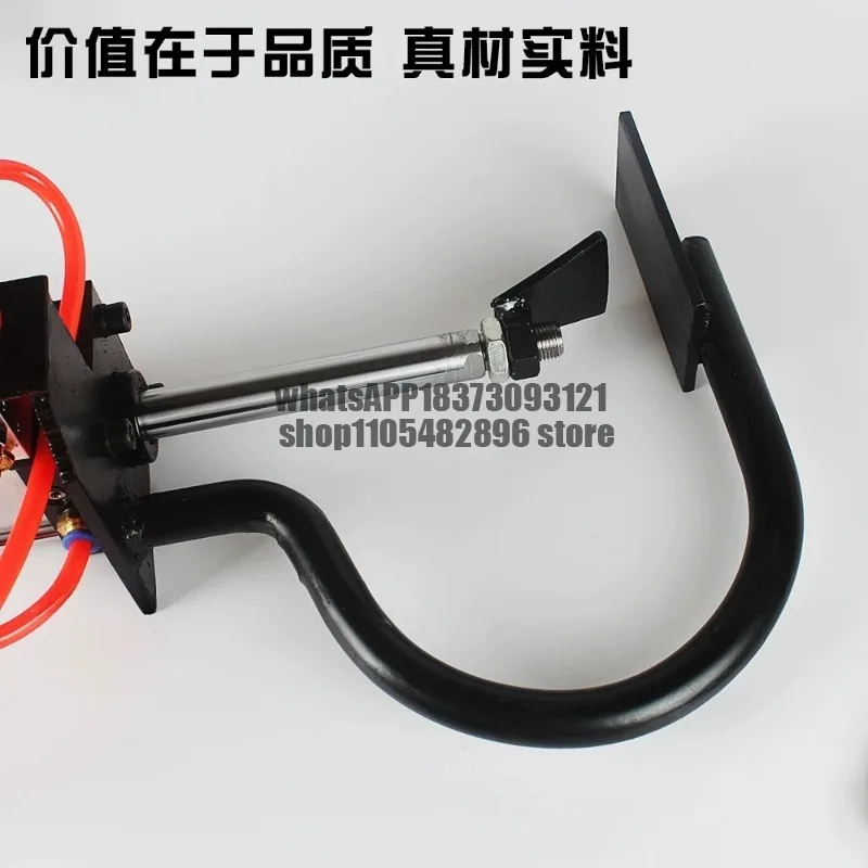 Electric motorcycle pneumatic tire picker tire clamp tool vacuum tire removal artifact