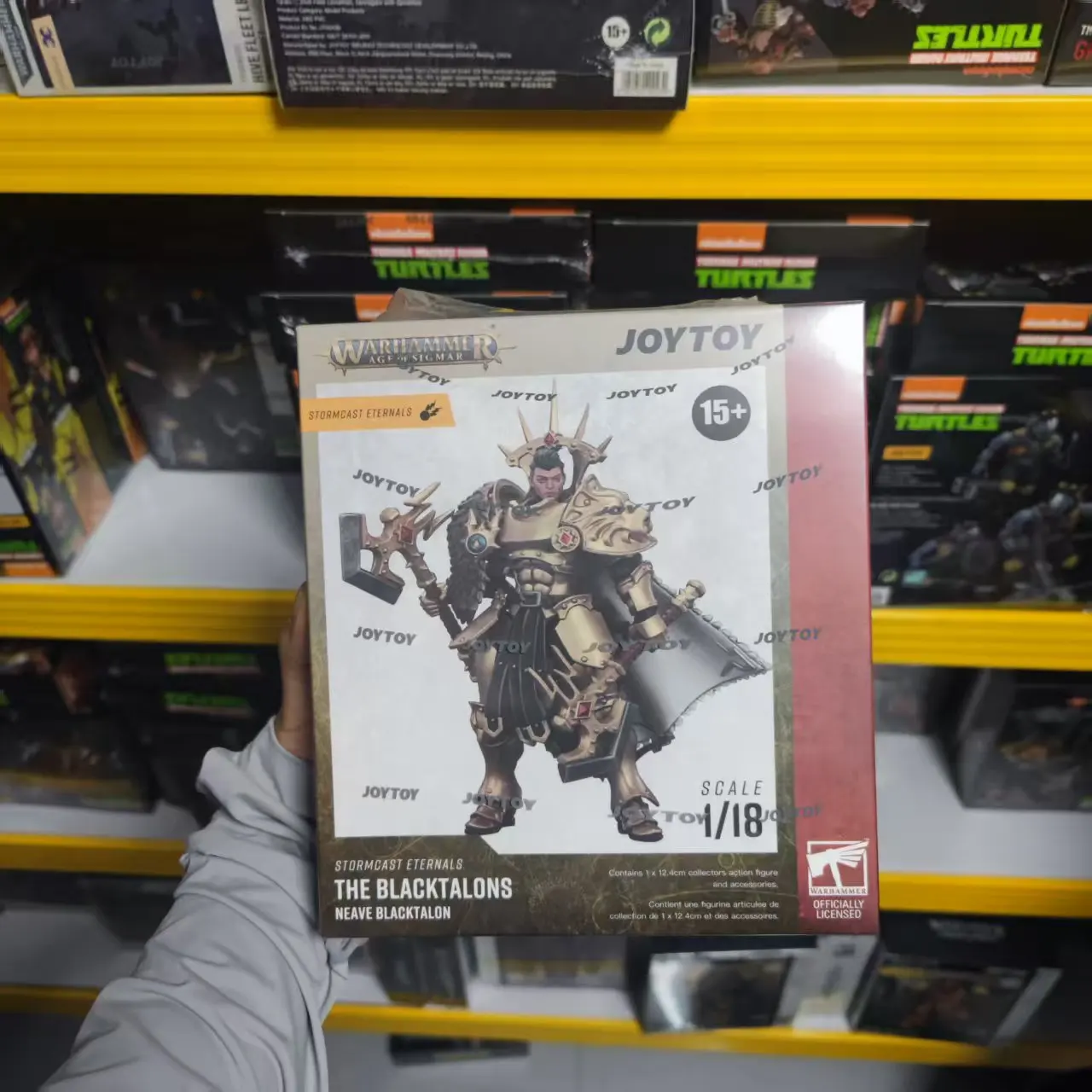 

【В наличии】 JOYTOY Warhammer 40K Stormcast Eternals The Blacktalons AGE OF SIGMAR Модель 1/18 Фигурка Игрушка