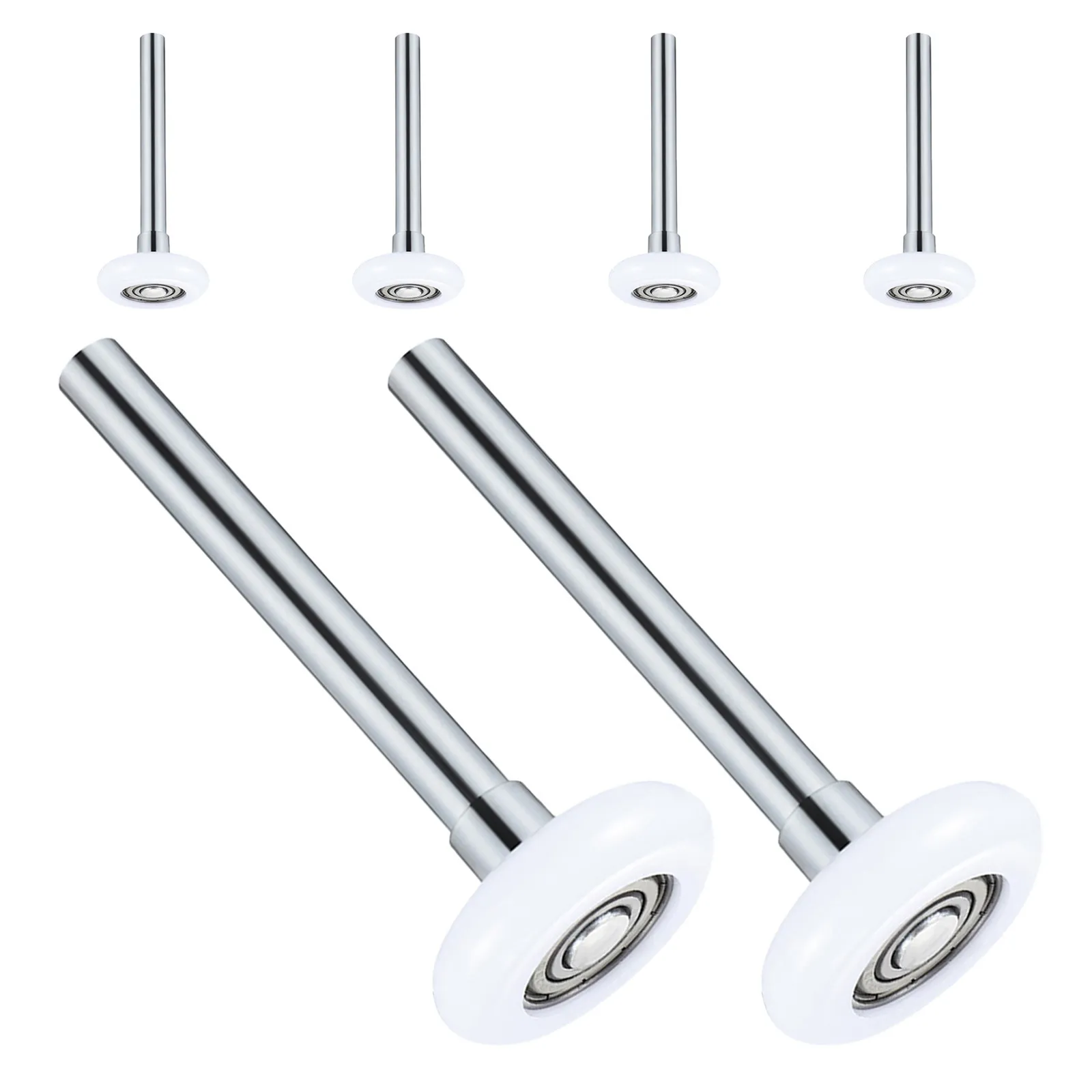 

Комплект из 6 нейлоновых роликов для гаражных ворот: бесшумные, устойчивые, для жилых и коммерческих дверей, устойчивые к УФ-излучению и погодным условиям