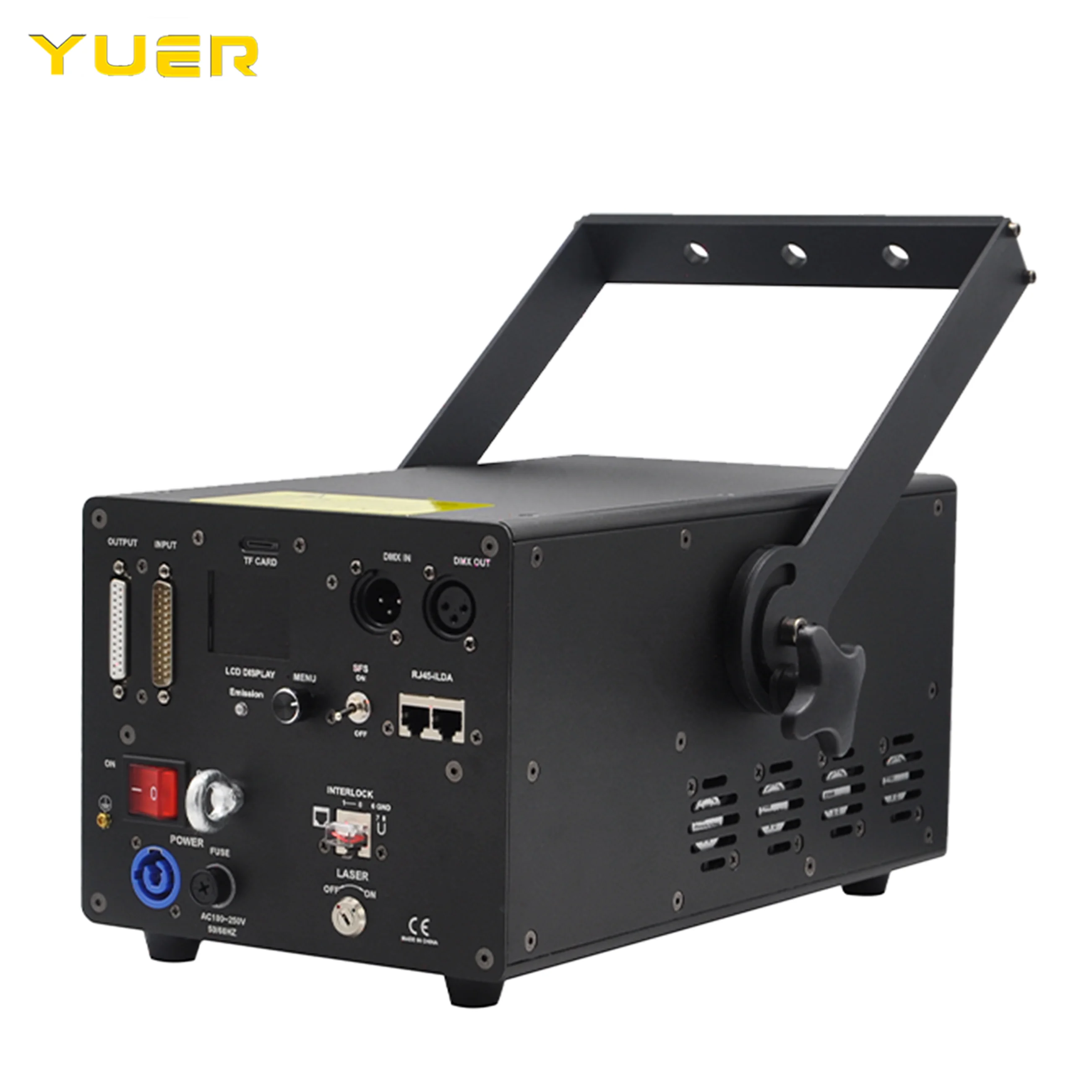 10W RGB 40KPPS ILDA Laser Light 3D Animation Beam Scanner High Quality for DJ Disco Party bar club Christmas Festival Show