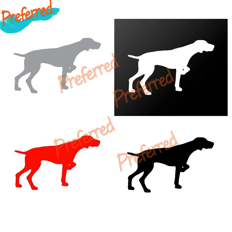 

German Shorthaired Pointing Dog Vinyl Auto Parts Decal Car Window Laptop Trunk Motorcycle Helmet High Quality Styling Decal PVC
