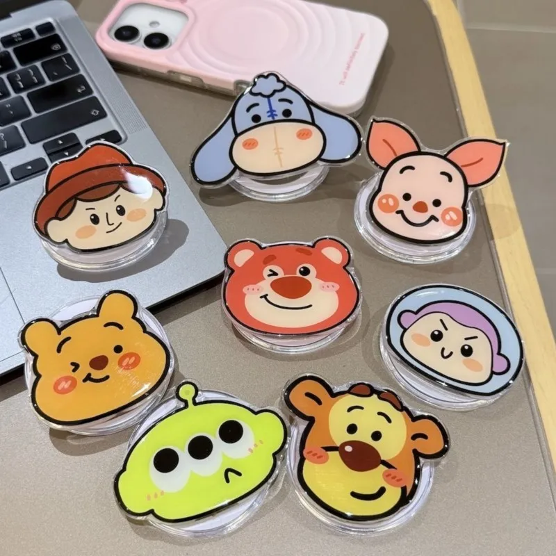 Cute Disney Cartoon Character For Magnetic Phone Grip Holder Foldable Stand for MagSafe Compatible Phones For Samsung Galaxy - view 2