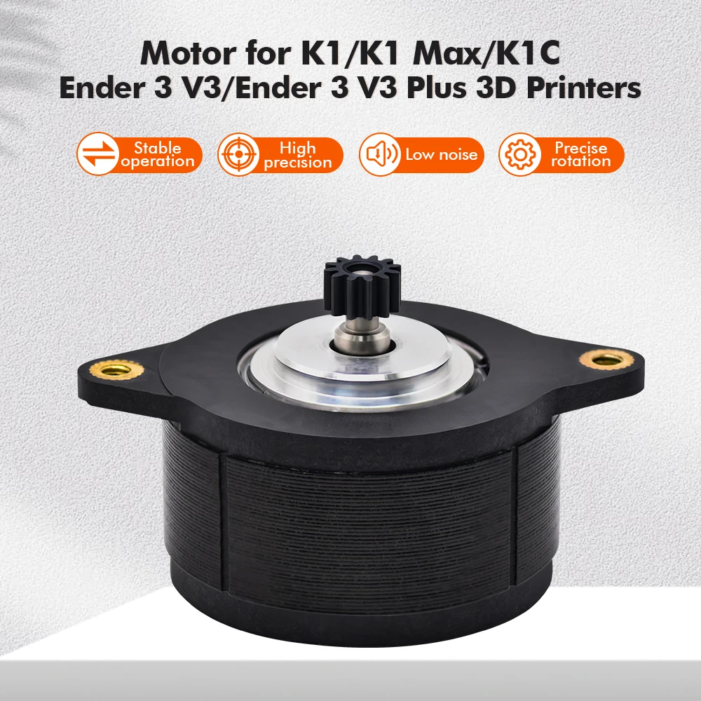 

Dropshipper K1 Extruder Stepping Motor 1.8 Degree Press 12 Tooth Gear Circular Stepper Motor for K1 Max K1C Ender 3 V3/V3 Plus