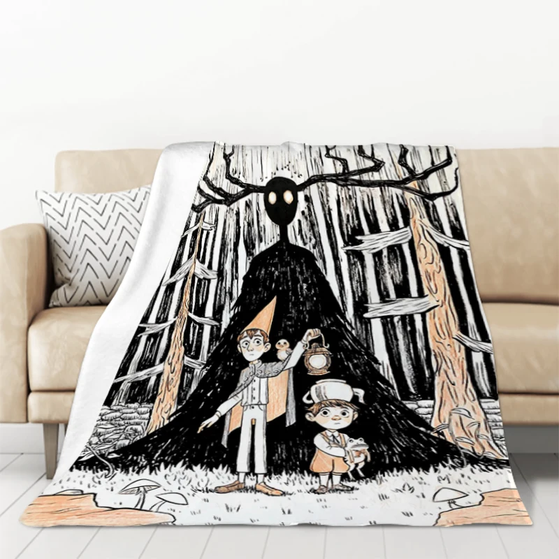 Anime Blanket Sofa Winter O-Over the G-Garden-Wall Cartoon TV Fluffy Soft Blankets for Beds Furry Throw Bed & Throws Baby Fleece