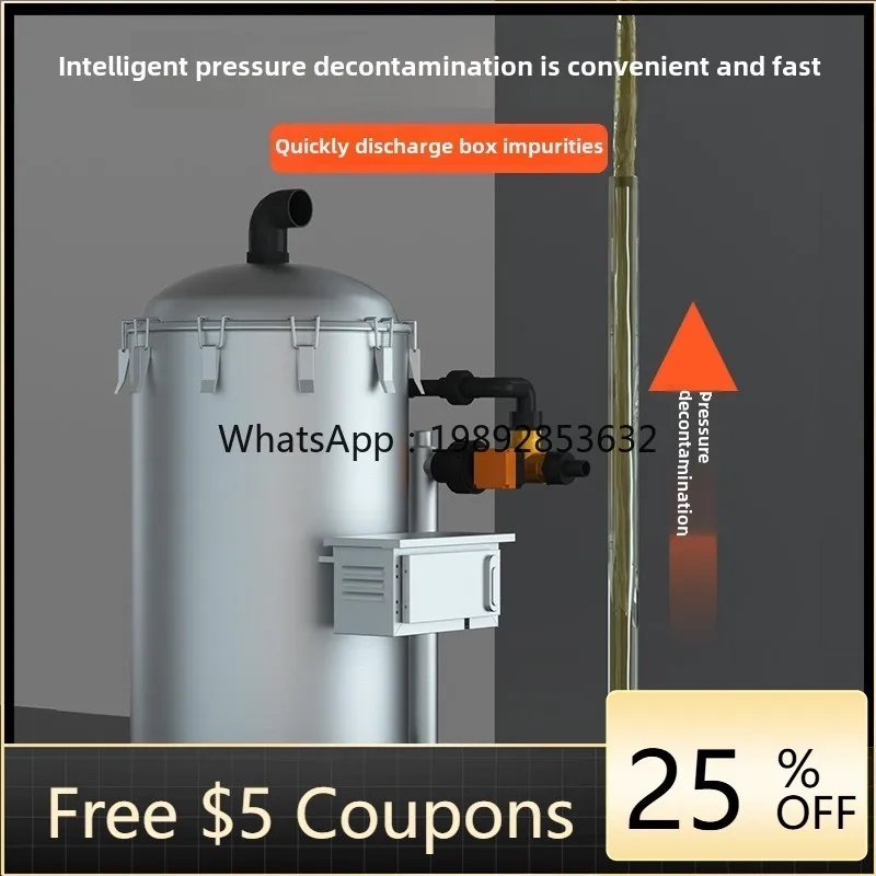 

H3-26 fish pond filter automatic intelligent backwash filter fish water circulation system water purification equipment filter