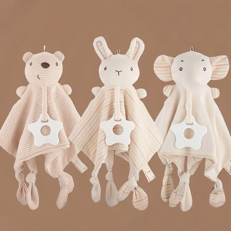 

Organic Cotton Baby Soothing Towel Baby Drool Newborn Toy Baby Soothing Doll Class A Sleeping Companion
