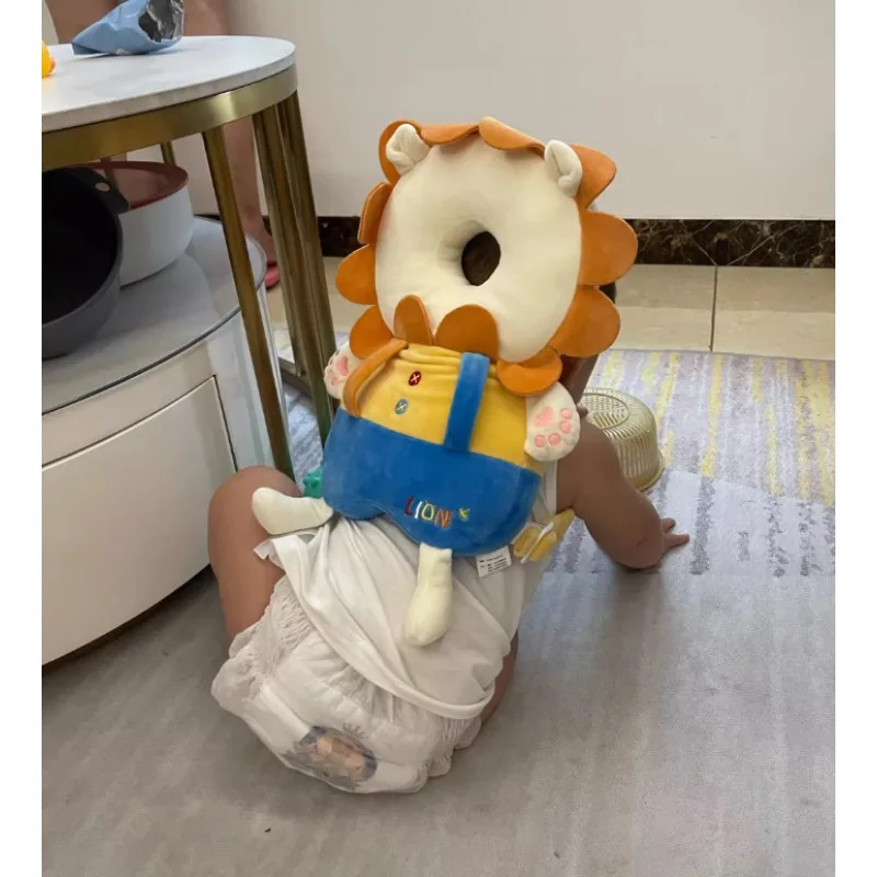 

Kids Baby Anti Fall Head Protection Pillow with Cartoon Bee Wings Design for 0-2T Baby First Walking Safe Practice Pillows