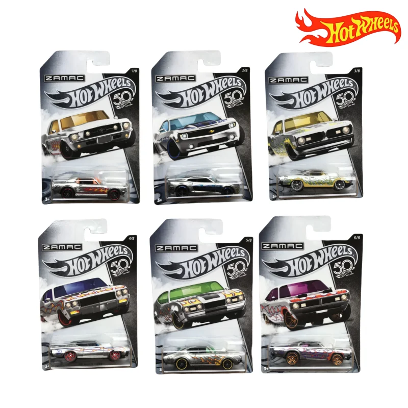 

Genuine Hotwheels 50th Anniversary Alloy Collector Edition Small Cars - Platinum Series 2018 Toys & Hobbies Play Vehicles Gifts