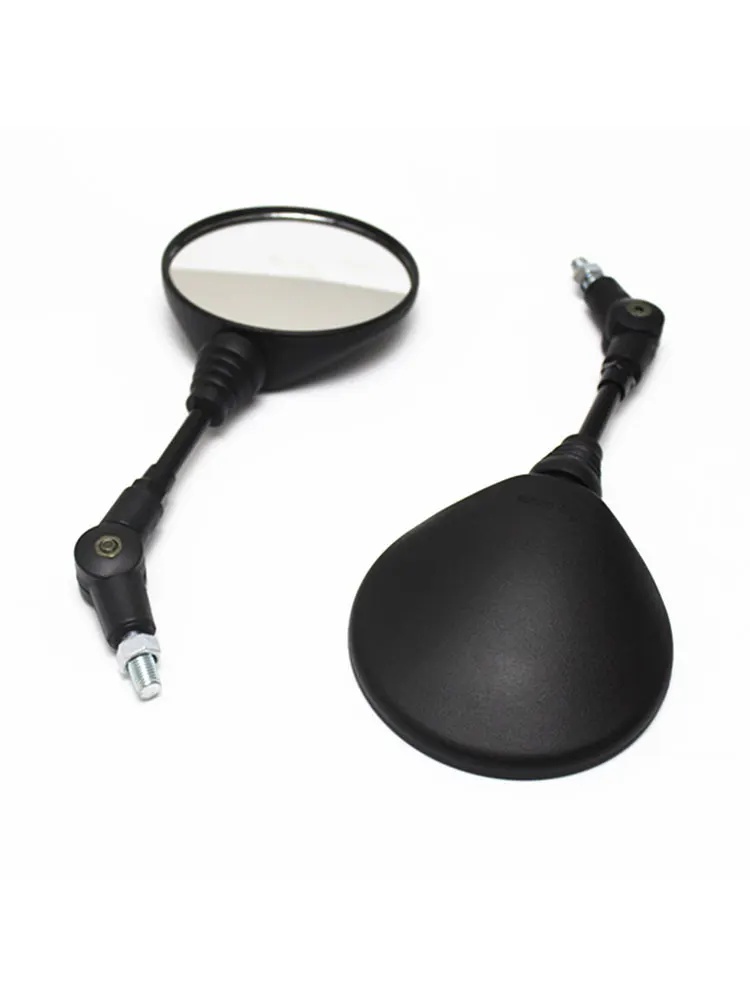 AliExpress NONE Universal 10mm M10 Black Foldable Motorcycle Side Mirror Bike Moto Anti-fall Folding Round Rearview Mirror For Scooter E-Bike