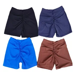 Sexy V-Back Shorts High Waisted Hip Lifting Yoga Shorts Women's Nylon Tight Fitting Shorts Training Sports Fitness Pants