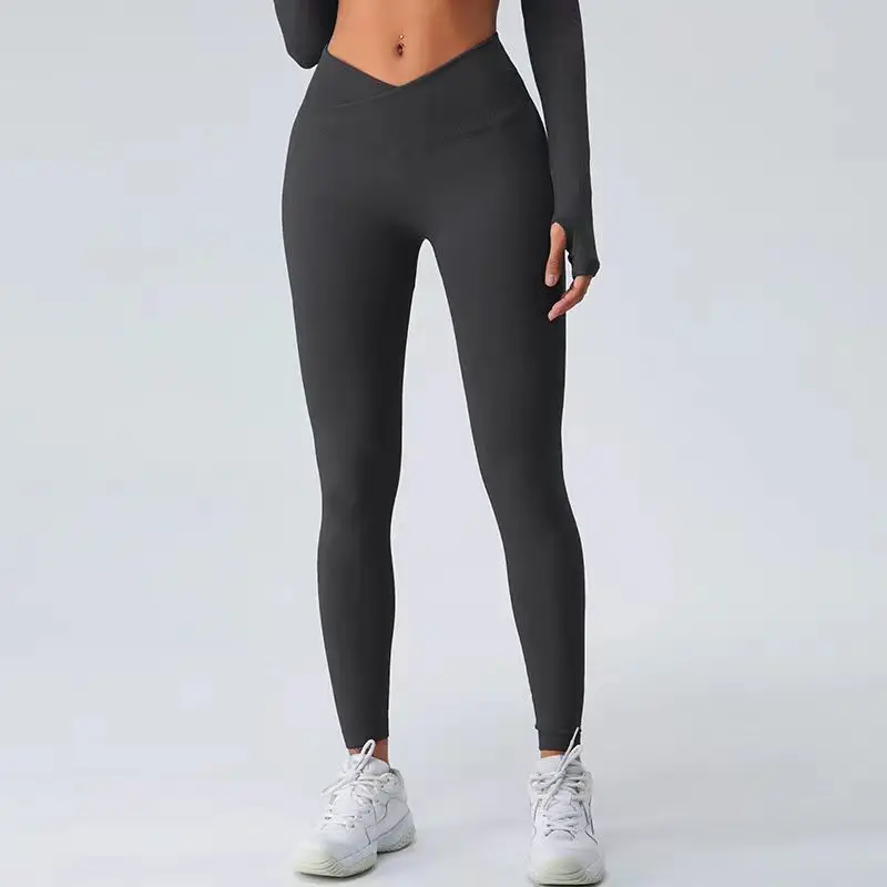 Women High-end Yoga Pants Fitness Leggings High elastic Sports Pants Push UP Tights Running Leggings Breathable Gym Leggings image 5