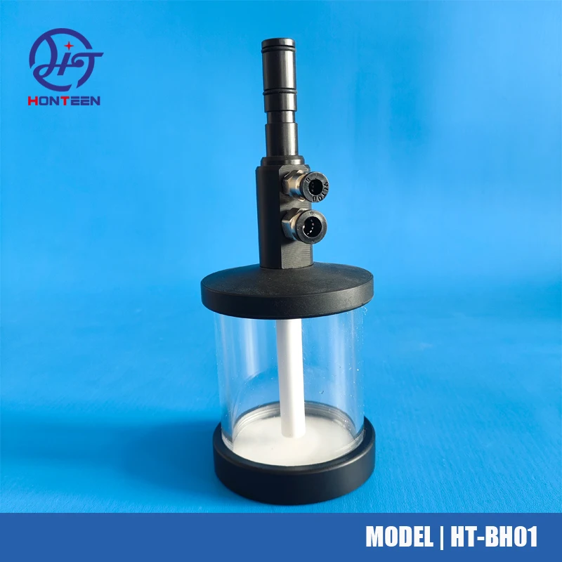 Portable Test Powder Coating Spray Gun Cup Hopper Mini Bottom Suction Fludizing Barrel Tank For Lab Use Purpose