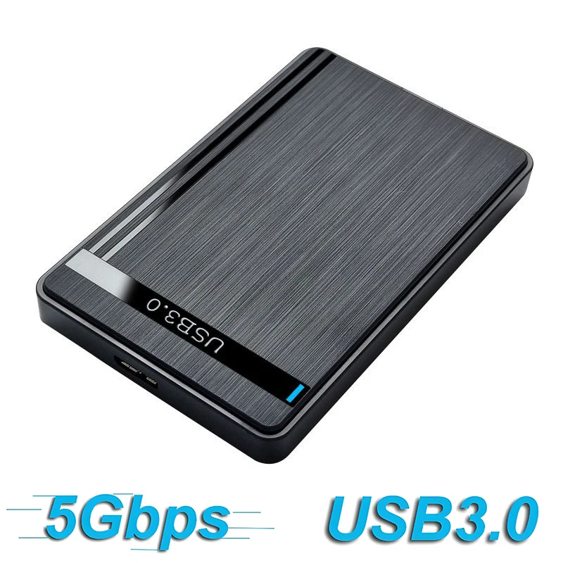

2,5-дюймовый корпус для жесткого диска SATA-USB 2.0 3.0 типа C, внешний мобильный жесткий диск, чехол для портативных ПК, скорость 5 Гбит/с, чехол для хранения