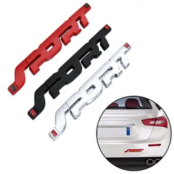 1Pc Car Metal Sticker 3D SPORT Car Decal Universal Badge Emblem Personality Graphic Logo Decoration DIY Craft Trunk Accessory