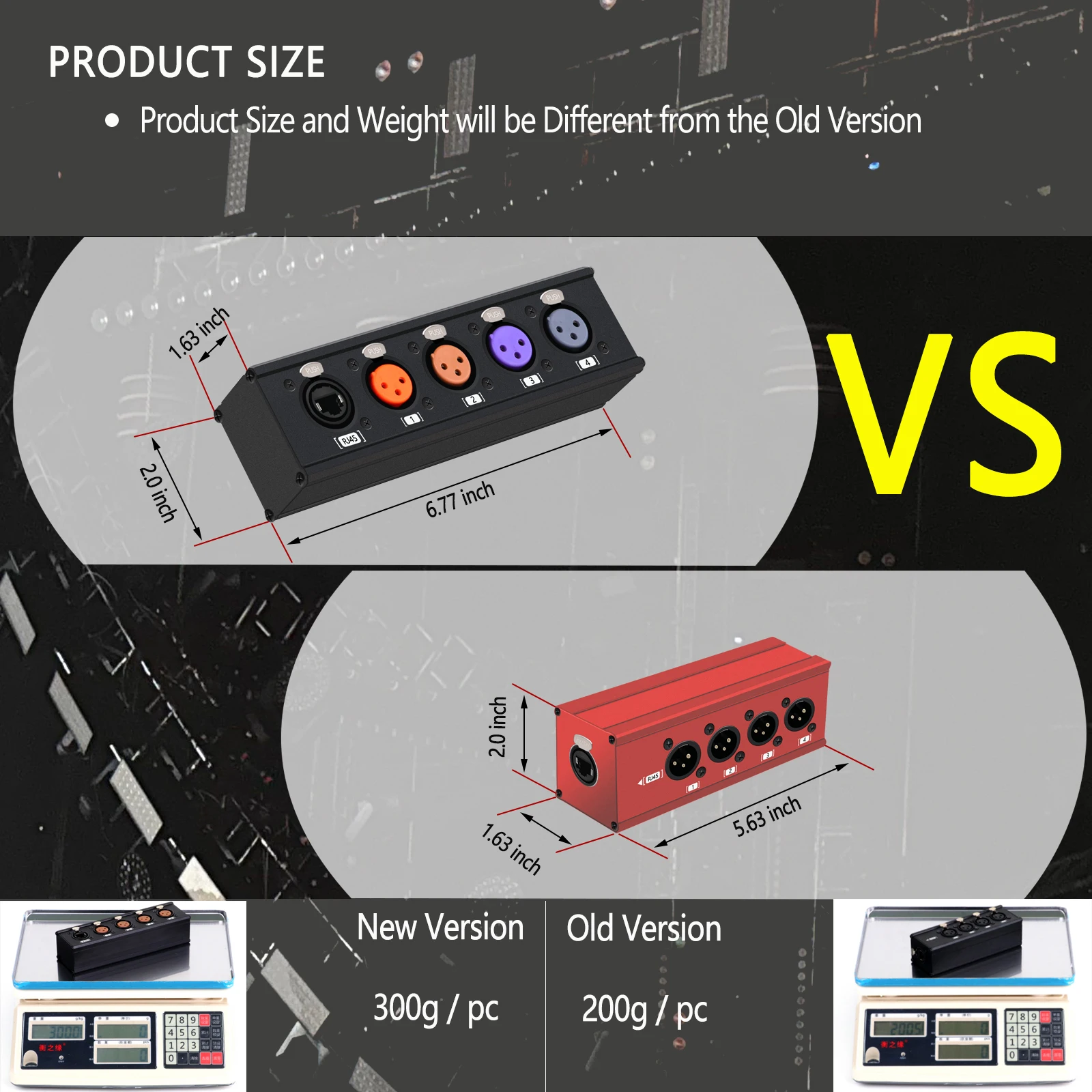 STP RJ45 CAT5 to 4-Channel 3Pin XLR/6.35mm Audio And DMX Over Network Cable Extender,DMX512 Network Signal Extender Male+Female