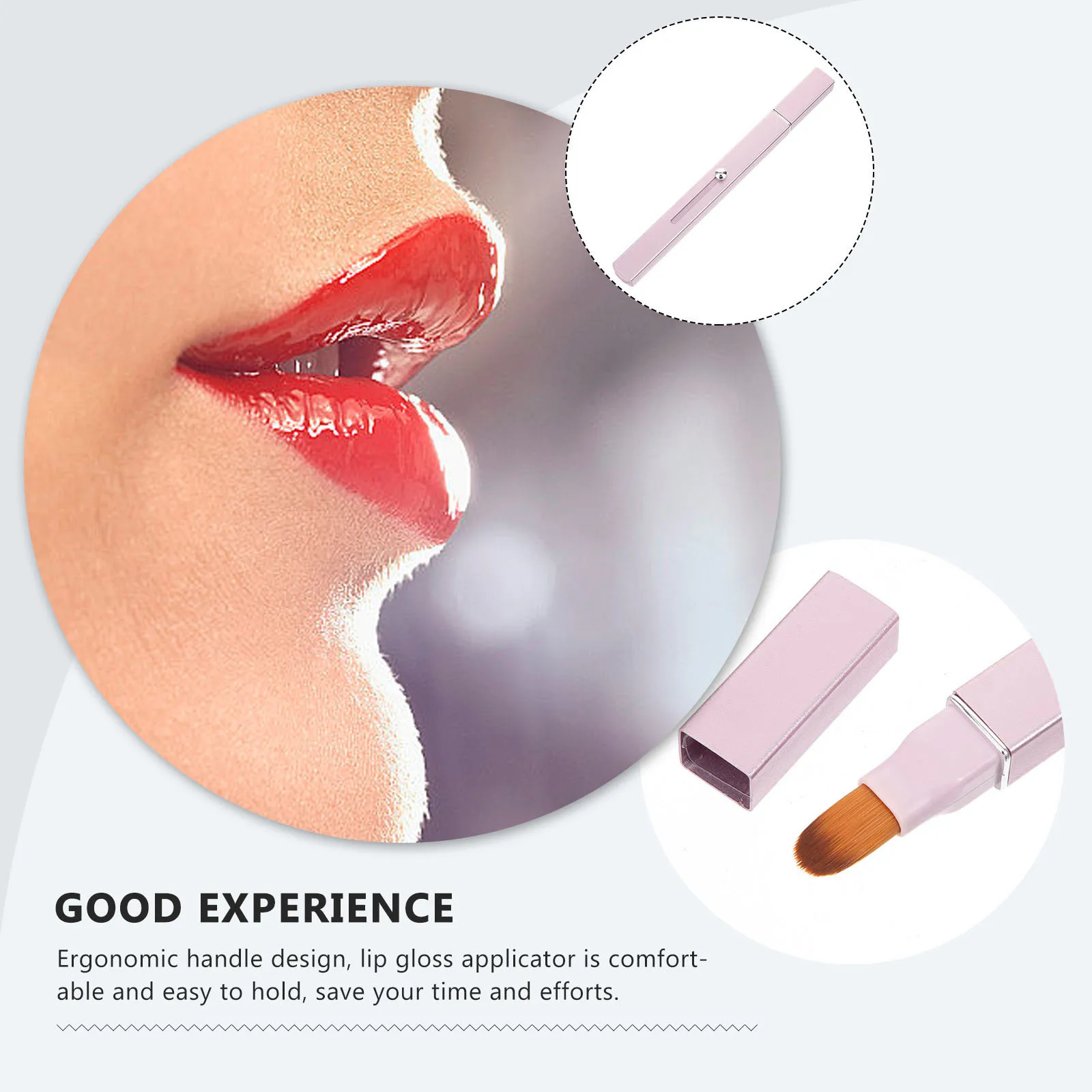 Brosse à lèvres rétractable à Double extrémité, applicateur de rouge à lèvres, brosse anti-cernes, outil de maquillage Compact et Portable, applicateur de brillant à lèvres pour femmes
