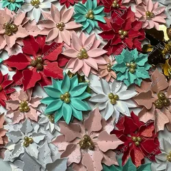 KSCRAFT-troqueles de corte de placa de flores de Poinsettia, plantillas para álbum de recortes DIY, grabado decorativo, tarjetas de papel DIY, 2024