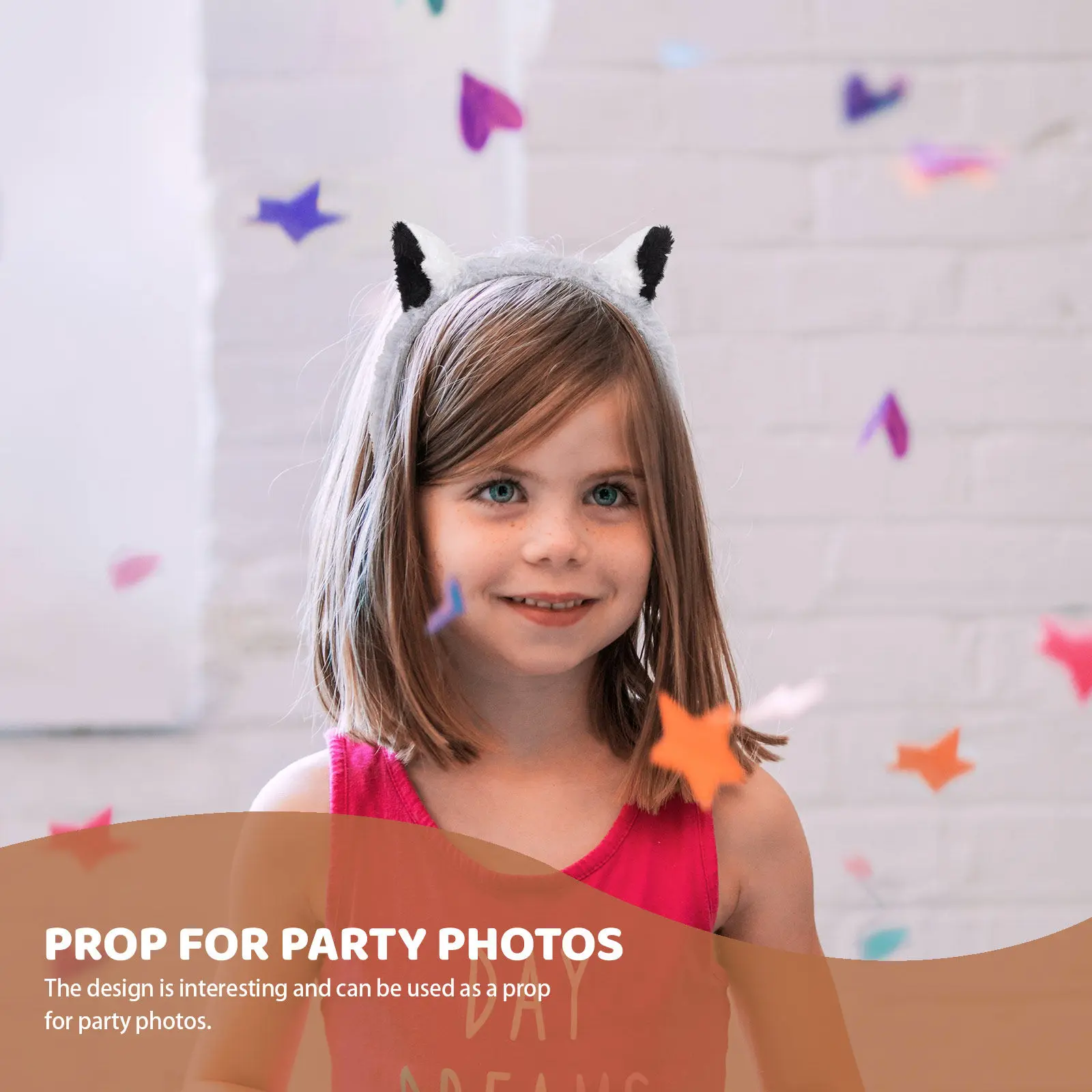 

1Set Adorable Animals Ear Headband Tail Costume Prop Party Festival Women Kids Hair Decor Women Animals Ear Headband