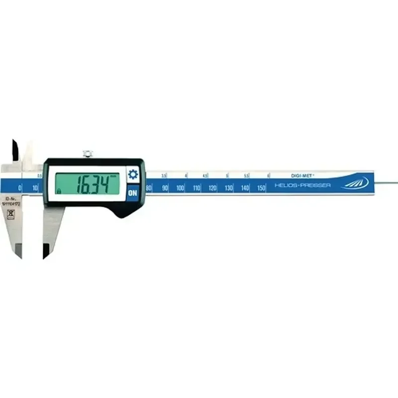 HELIOS PREISSER 150 mm Digital Round Caliper DIGI-MET 1.5mm Multi-Tool
