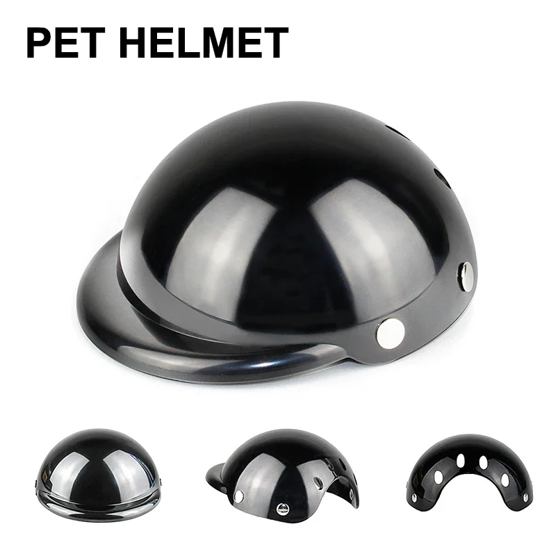 Pet Safety Suit Motorcycle Dog Helmet With Sunglasses Cool Fashion Cool Pet Dog Hat Helmet S/M Size Pet Protect Ridding Cap