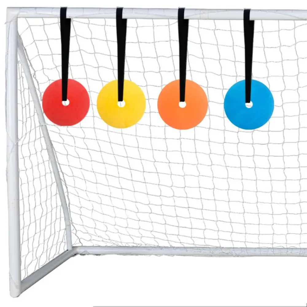 

Adjustable Tape Soccer Training Discs Flat Spot Markers Professional Soccer Goal Target Colorful TPE Material