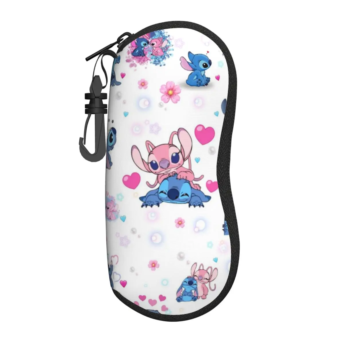 Disney Stitch Ultra-Light Soft Shell Glasses Case - Compact and Portable Eyewear Case for Travel, School, and Daily Use