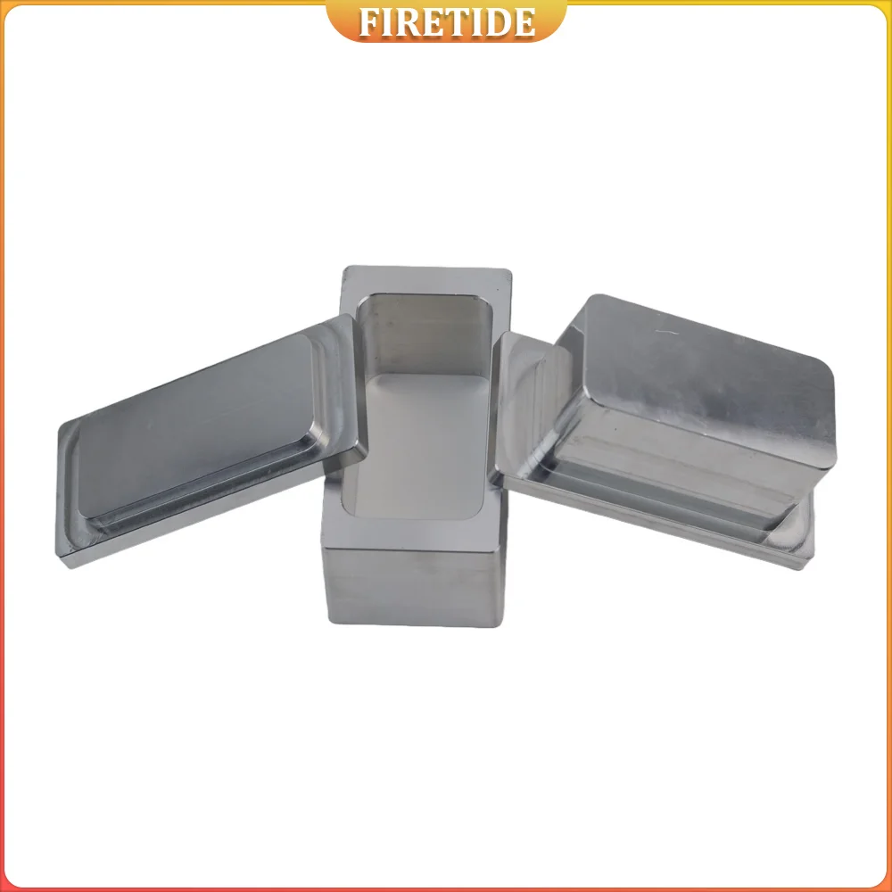 2X4in Rosin Machine Pre-Pressing Plate Pure Aluminum Pre-Pressing Mould Plate with Silicone Box