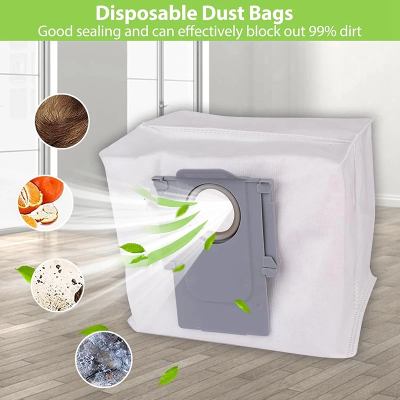 Kit di parti di ricambio per Roborock S8 Pro Ultra Robot Vacuum, accessori Ain Side Brush Hepa Filter Mop Cloth Dust Bags