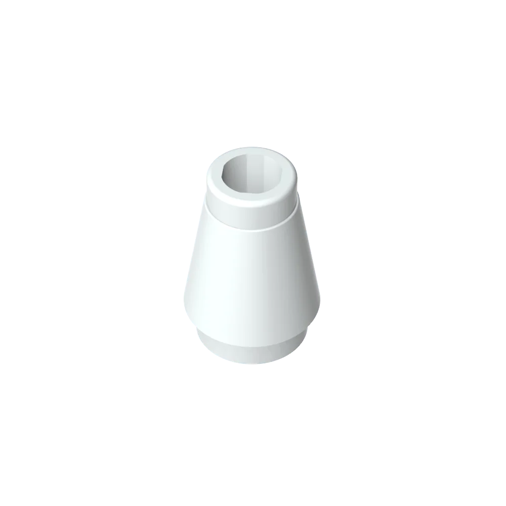 Gobricks GDS-606 NASE CONE KLEIN 1X1 kompatibel mit Lego 4589 6188 59900 64288 DIY-Lernbausteinen für Kinder