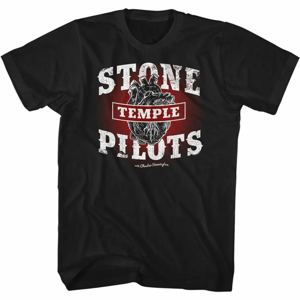 Stone Temple Pilots Black Heart Adult T Shirt