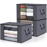 New Large Capacity Clothes Storage Bag Foldable Blanket Storage Containers for Organizing Bedroom Closet