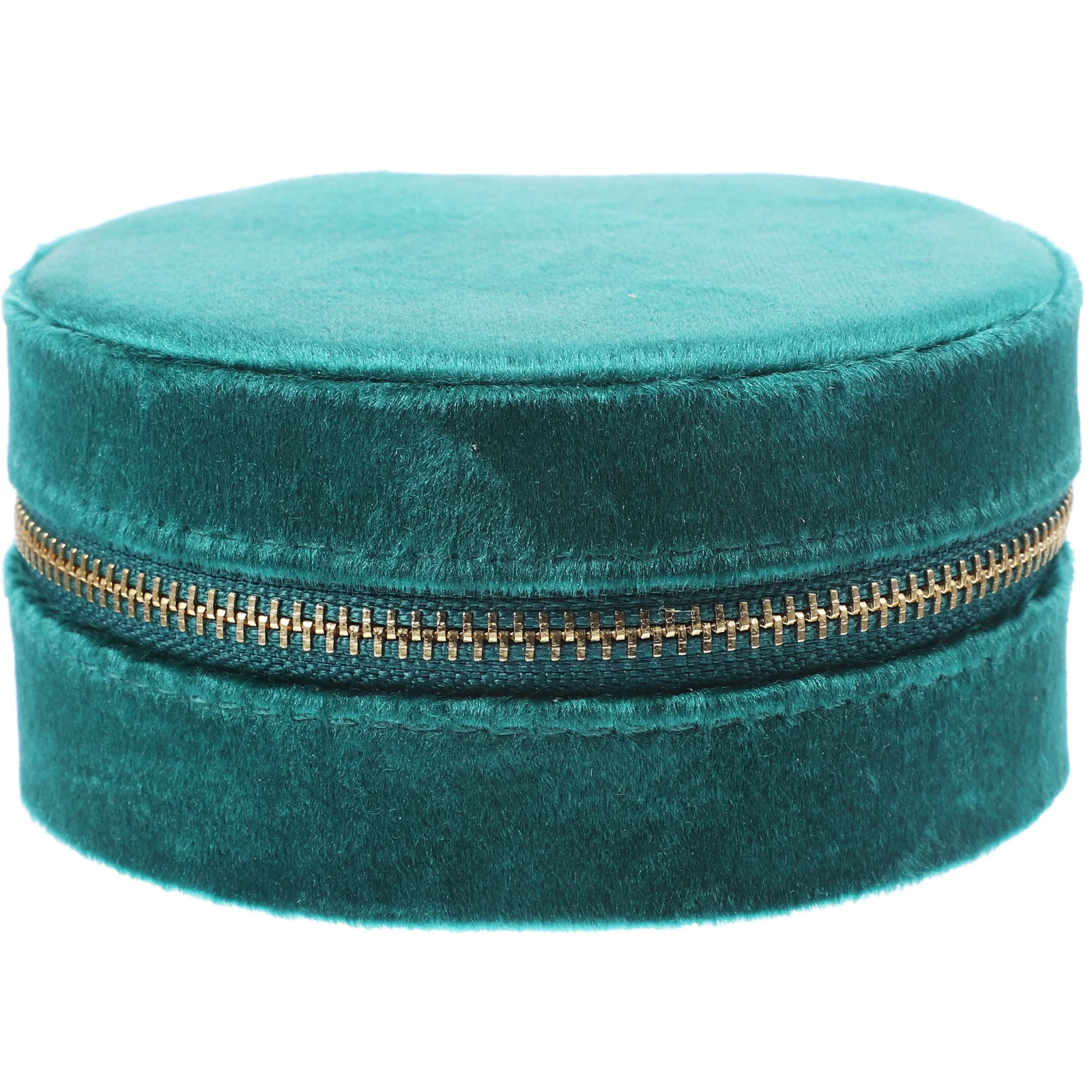 

Small Round Jewelry Box Portable Mini Travel Case Necklace Earring Organizer Jewelry Storage Safe for Travel Use