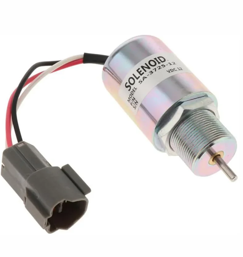 MSparts SA-3725-12 Fuel Shut Off Solenoid 30A87-20402 Fuel Blocking For Mitsubishi Engine Generator Tractor Volvo Excavator