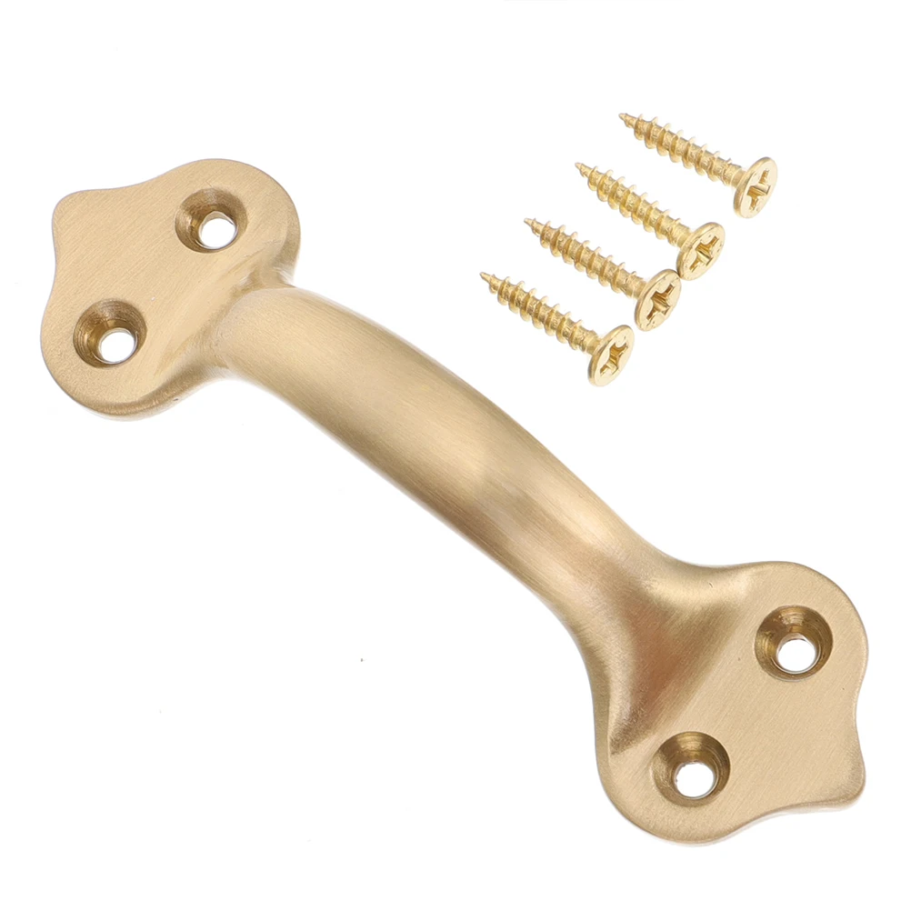 

Modern Style Brass Cabinet Handle Drawer Pulls Door Knob Wardrobe Handle Pulls Corrosion Resistant Durable Easy