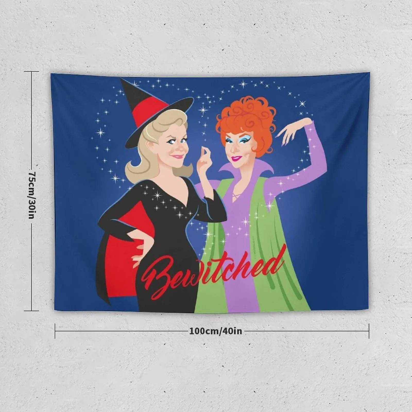 Bewitched Ladies Tapestry Home Decorations Aesthetic Outdoor Decor Outdoor Decoration Tapestry