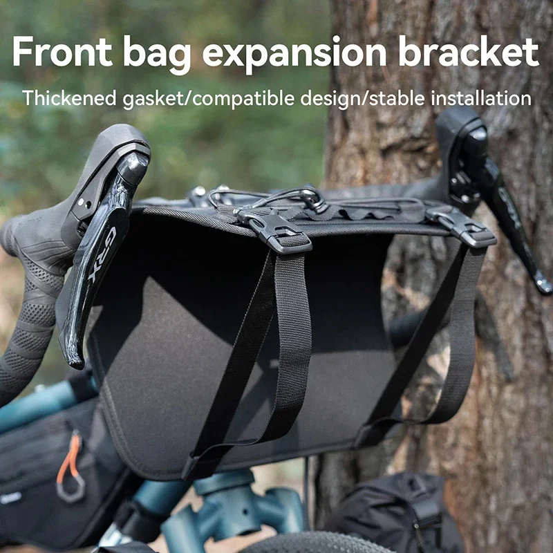 

Qunature Bikepacking Bike Bag Carrier Extension Bracket Handlebar Racks MTB Road Touring Bicycle Cycling Accessories